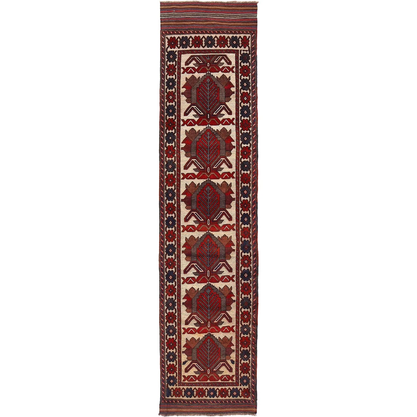 Barjasta Kilim Rug Runner 2' 6" x 11' 3" (ft) - No. Y16361