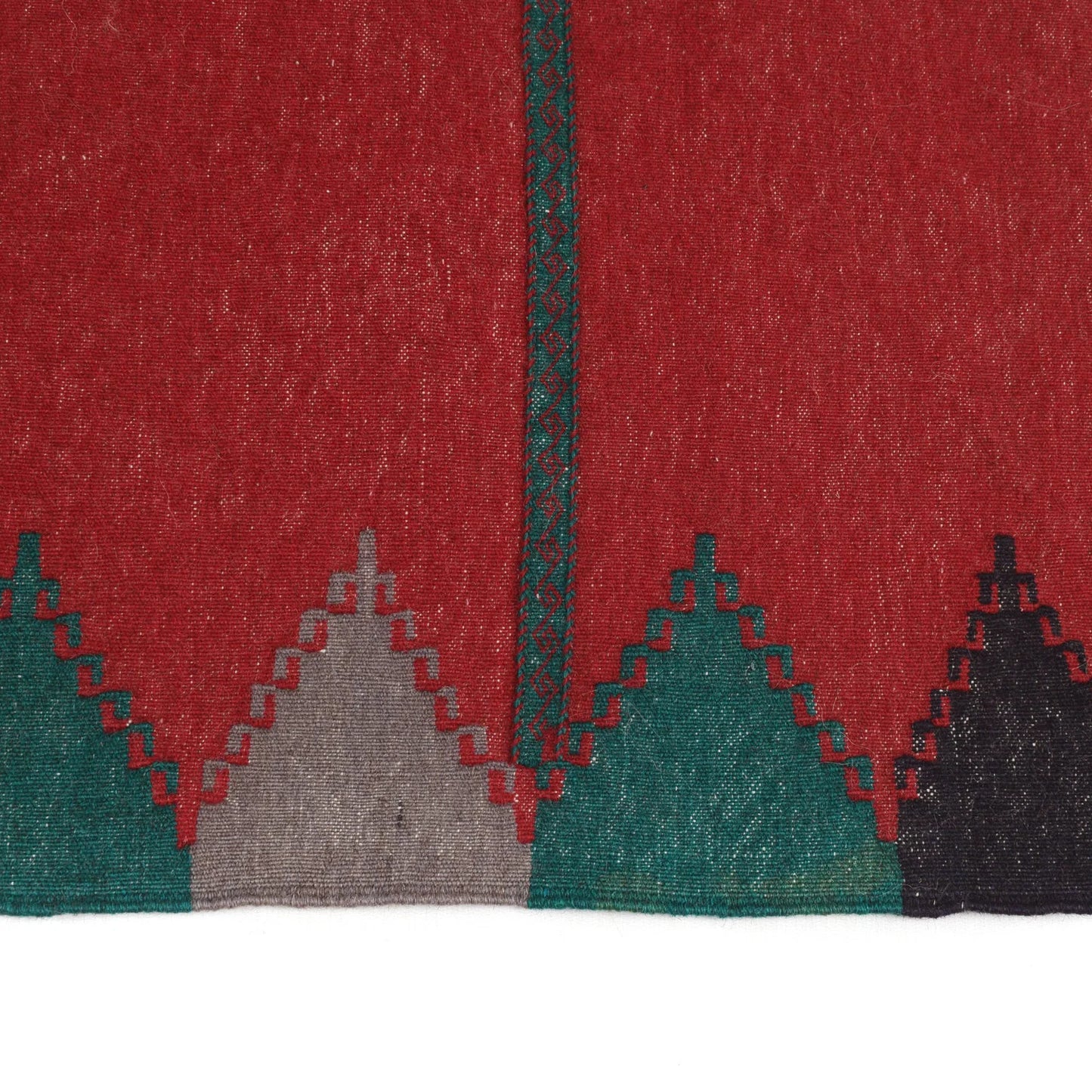 Red Color Table Sheet Kelim 2' 2 x 4' 8 (ft) - No. B20504