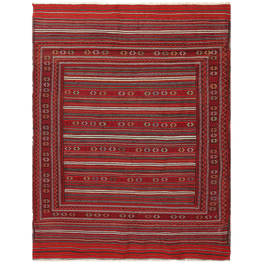 Dining Room Kilim 4' 9" x 6' 3" (ft) - No. B19586