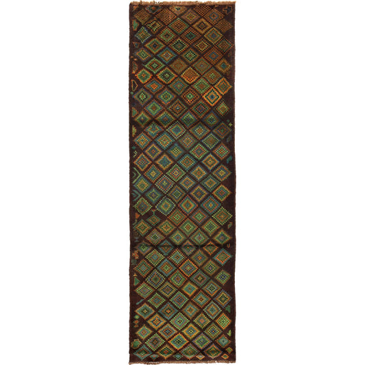 Traditional Baloch Runner 2' 7 x 9' 7 (ft) - No. B19298