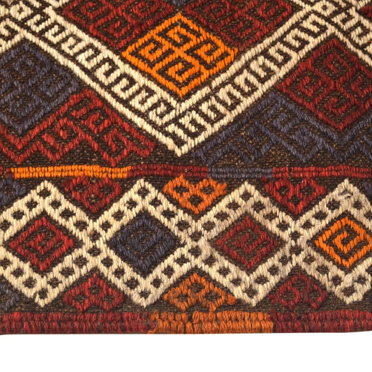 Hand Knotted Suzuni Kilim Runner 2' 6" x 9' 11" (ft) - No. W17155