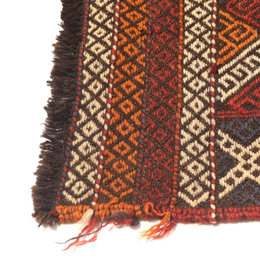 Hand Knotted Suzuni Kilim Runner 2' 6" x 9' 11" (ft) - No. W17155