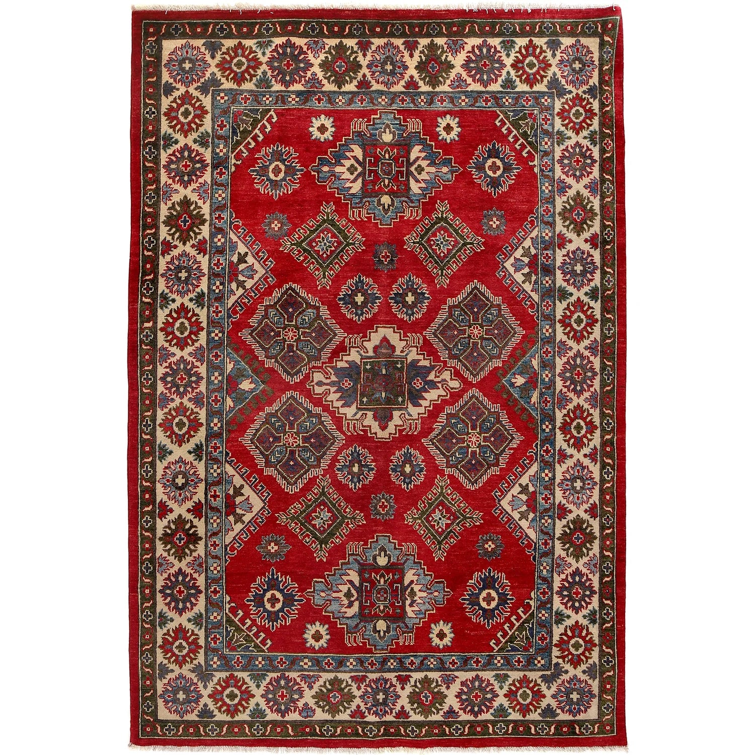 Oriental Kazak Rug 5' 4 x 8' 0 (ft) - No. G25873