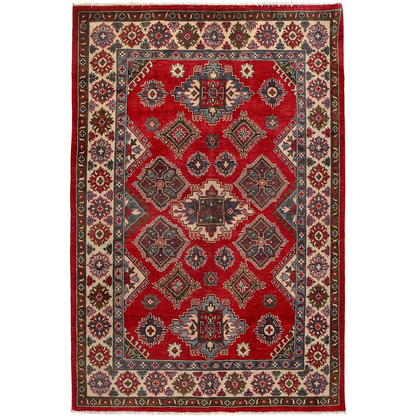 Oriental Kazak Rug 5' 4 x 8' 0 (ft) - No. G25873