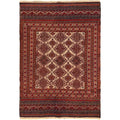 Fine Quality Flatweave Dhurrie 4' 2" x 6' 0" (ft) - No. W18126