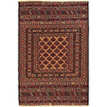Fine Quality Flatweave Dhurrie 4' 0" x 6' 2" (ft) - No. W18127