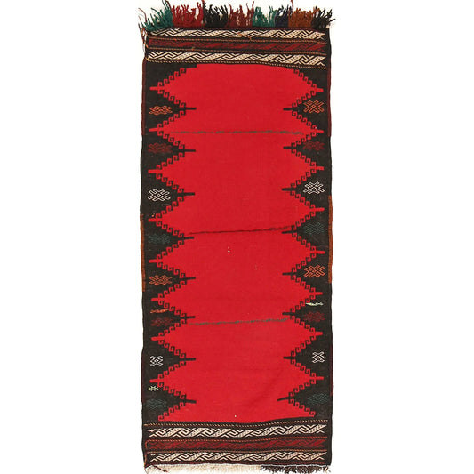Handmade Table Sheet Kilim Runner 1' 9 x 4' 2 (ft) - No. B20500