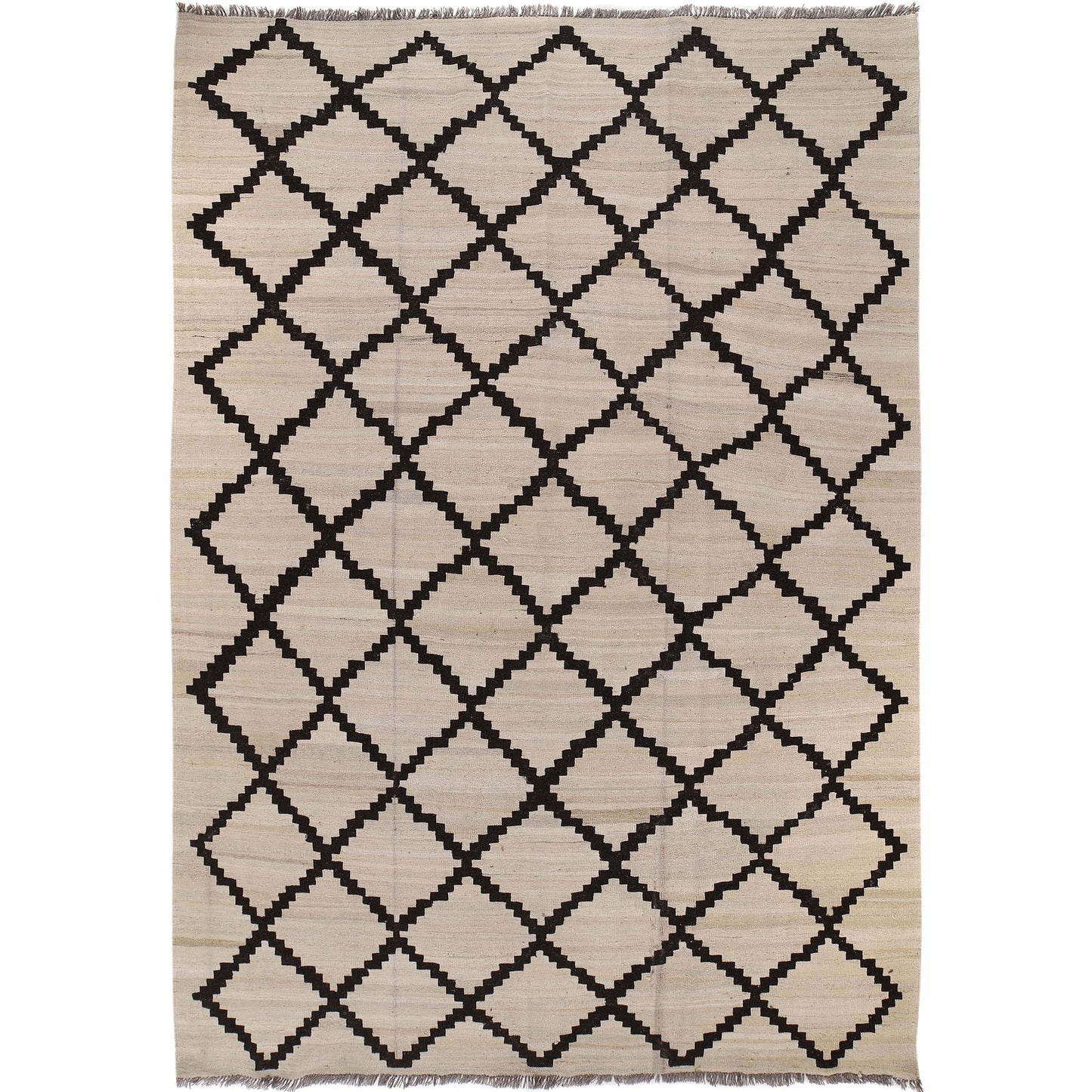Modern Handmade Kilim 6' 10" x 10' 2" (ft) - No. Y13091