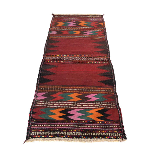Hand Knotted Table Sheet Dhurrie Runner 2' 3" x 6' 5" (ft) - No. 18-195*69