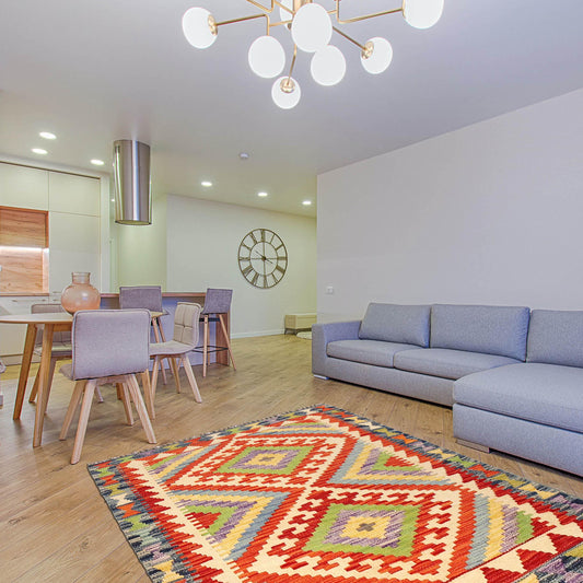 Vegetable Kilim 123x91 (B29562)