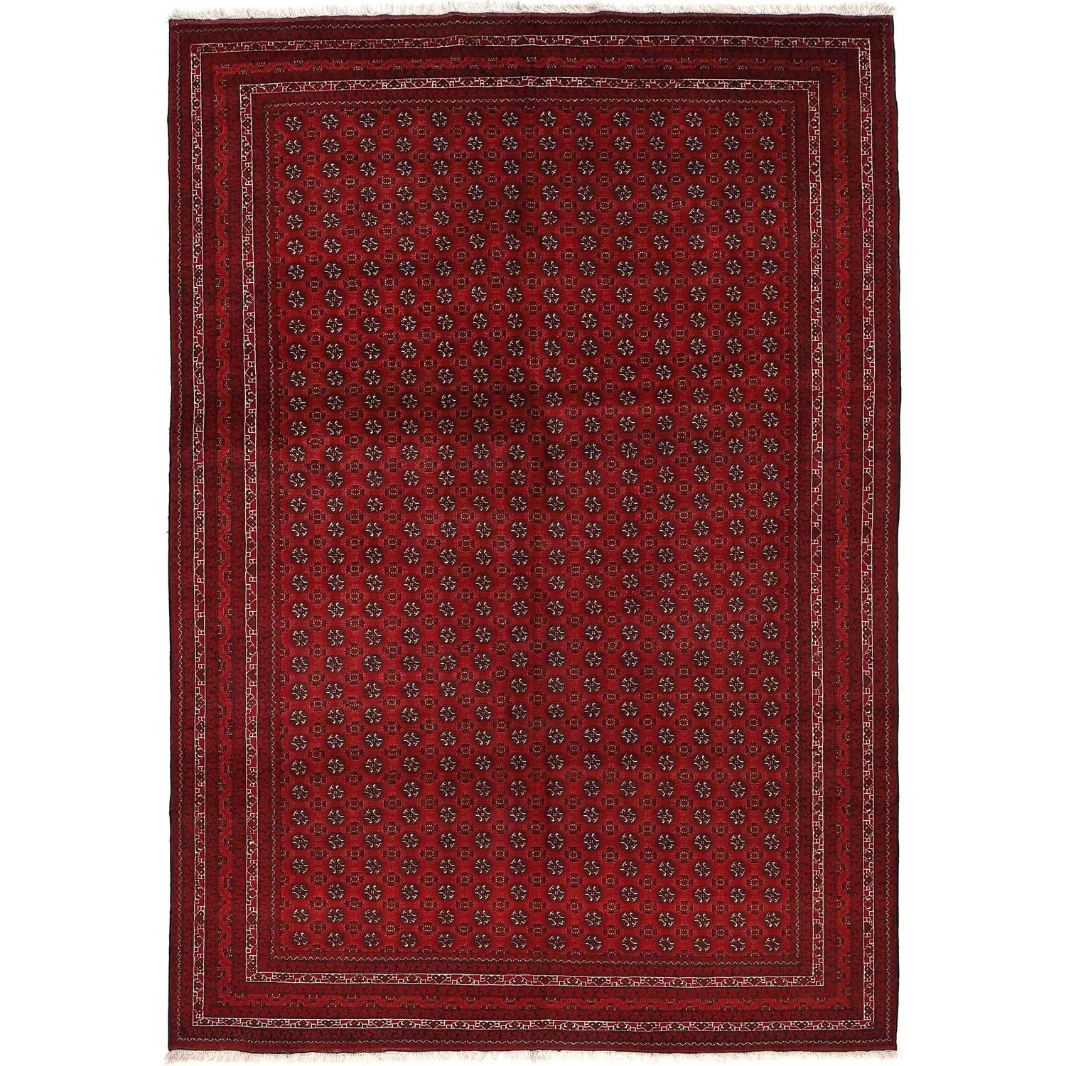 Handmade Khoja Roshnai Area Rug 6' 6" x 9' 6" ft / 197 x 290 cm - No. 9041