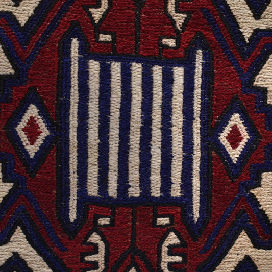 Handmade Flatweave Kilim 6' 11" x 9' 8" (ft) - No. 2952
