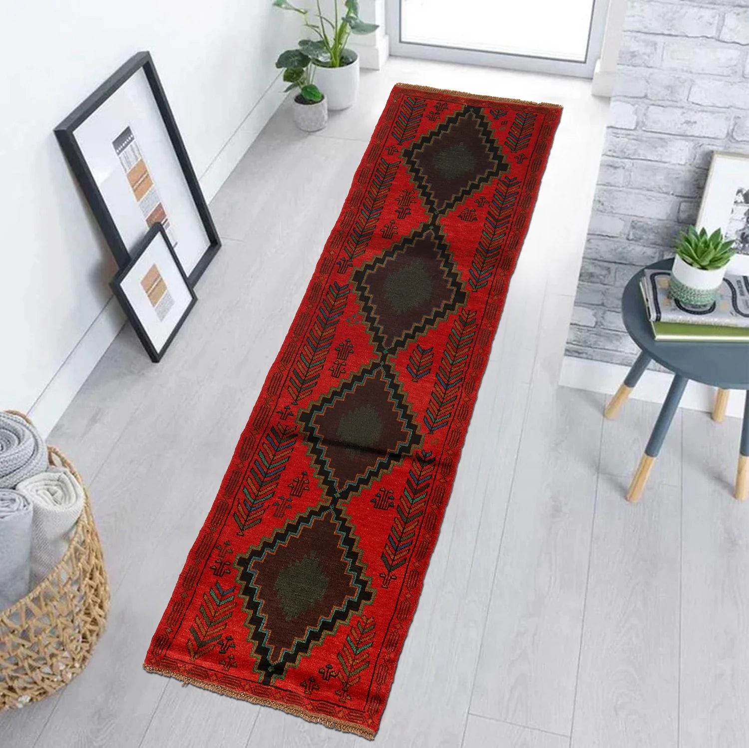 Handmade Baluchi Runner 2' 7 x 9' 7 (ft) - No. B19305-298*83