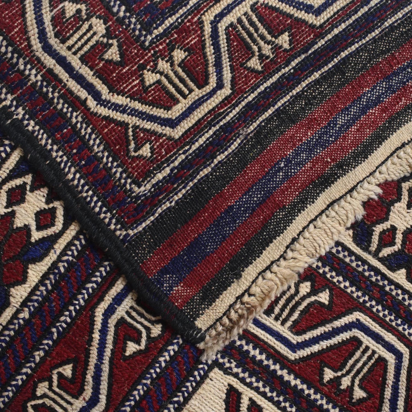 Handmade Flatweave Kilim 6' 11" x 9' 8" (ft) - No. 2952