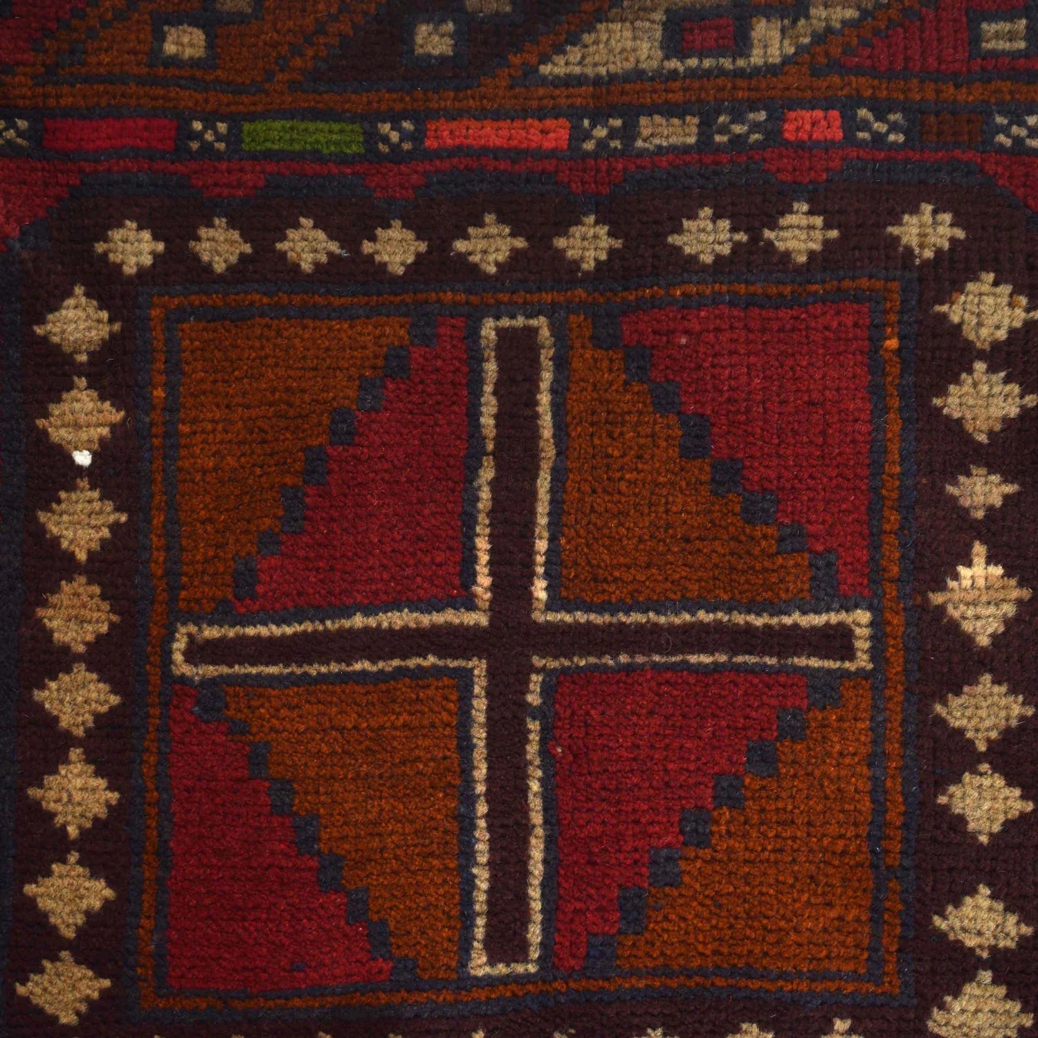 Firebrick Baluchi Carpet 2' 9"x 4' 8" (ft) - No. G27633