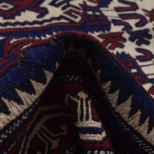 Handmade Flatweave Kilim 6' 11" x 9' 8" (ft) - No. 2952