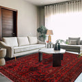 Firebrick Khal Mohammadi Rug 6' 6 x 9' 2 (ft) - No. G26647