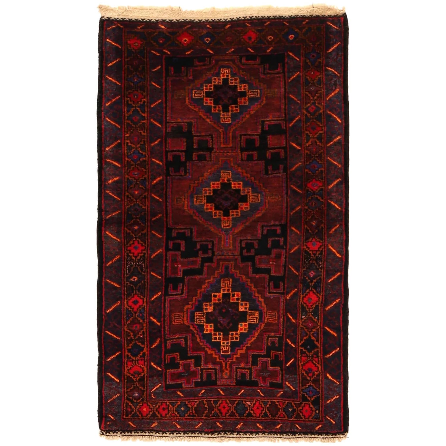 Tribal Baloch Rug 2' 8" x 4' 7" (ft) - No B35180