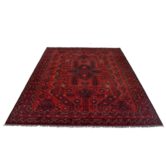 Firebrick Khal Mohammadi Rug 6' 6 x 9' 2 (ft) - No. G26647