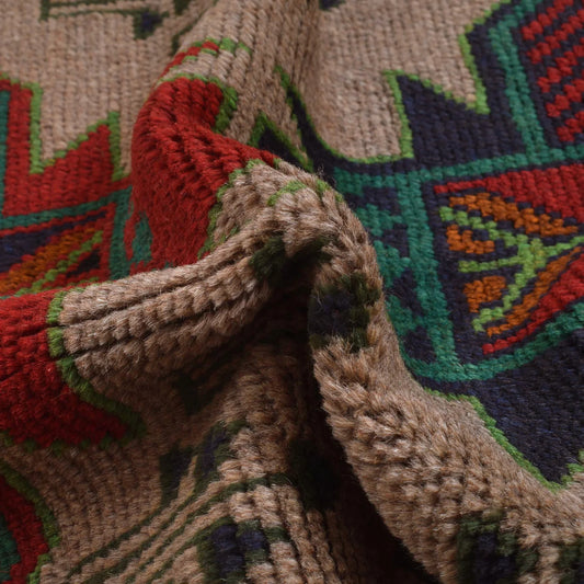 Baluch Short Rug 4' 2 x 6' 7 (ft) - No. G31680