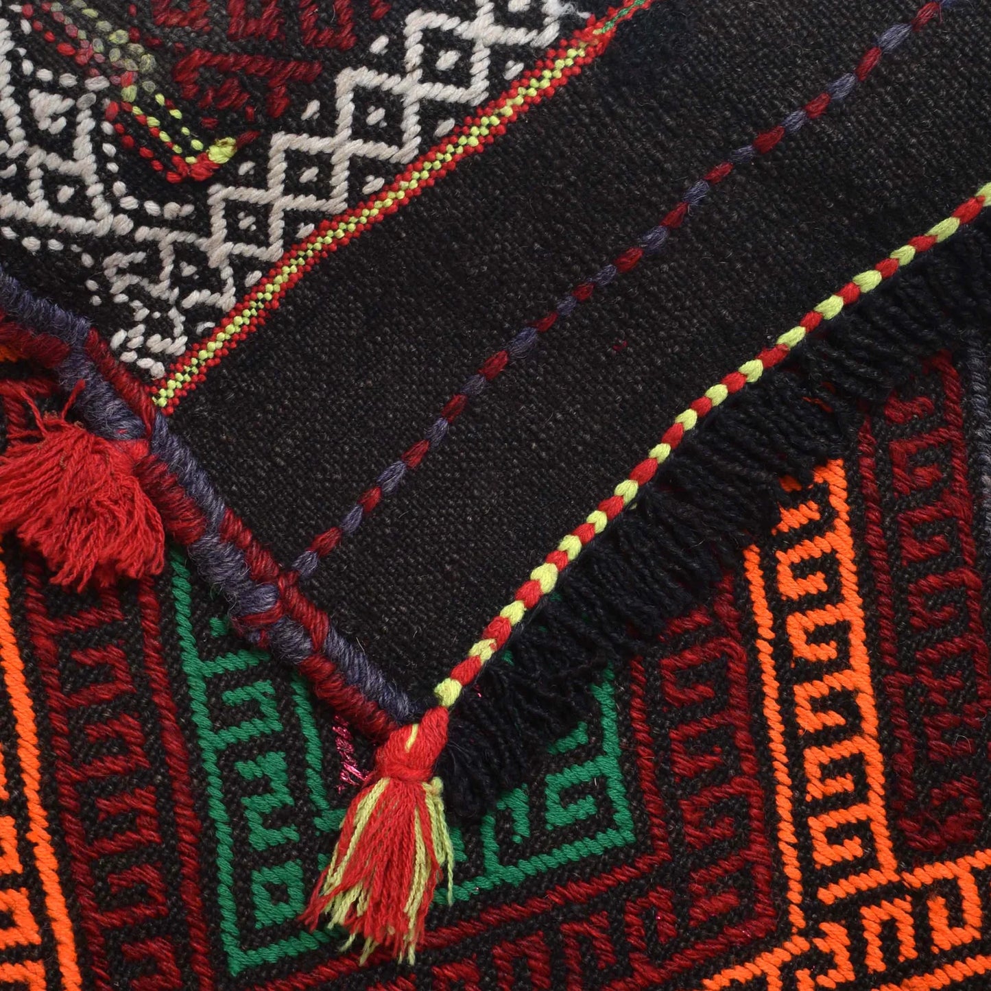 Embroidery Kilim Runner 2' 2" x 9' 9" (ft) - No. R18400