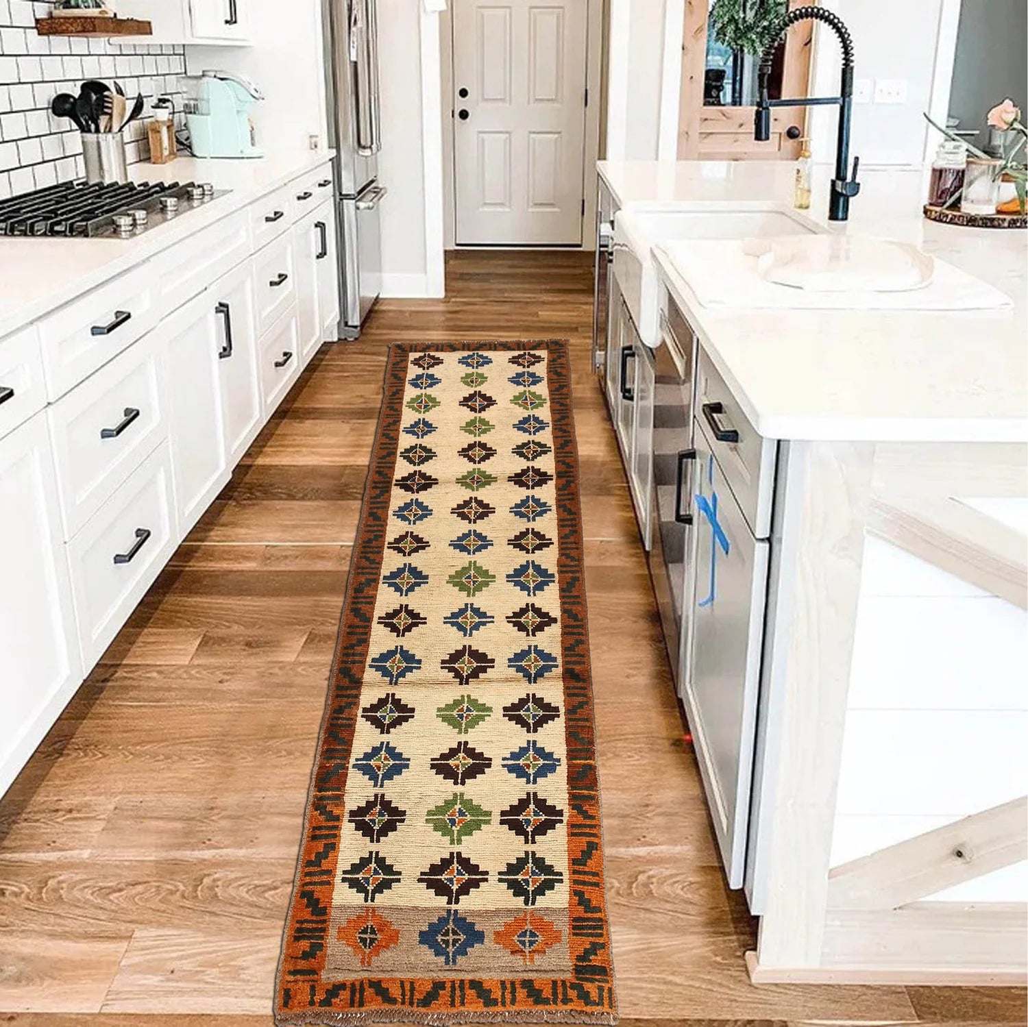 Hand Knotted Baluchi Runner 2' 5 x 9' 5 (ft) - No. B19302-290*77