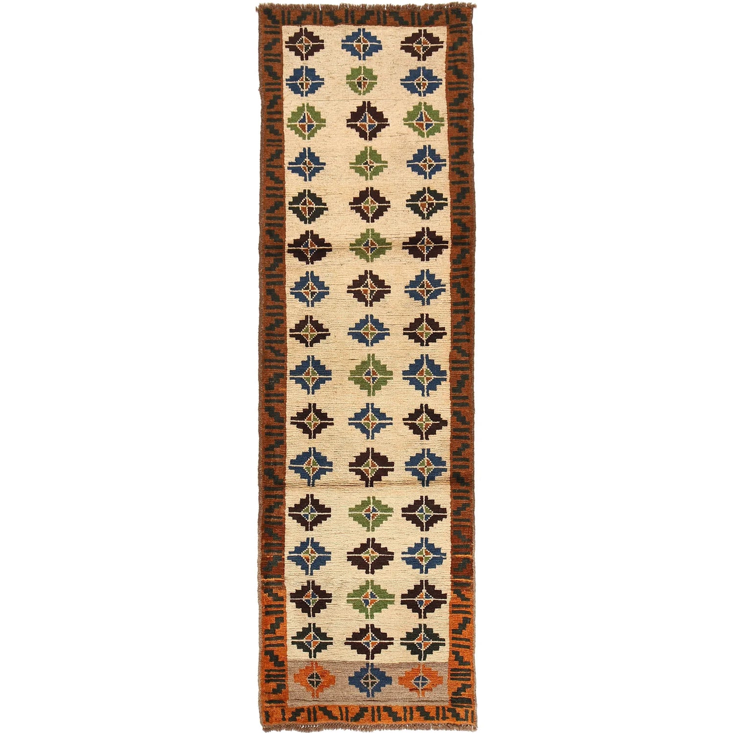 Hand Knotted Baluchi Runner 2' 5 x 9' 5 (ft) - No. B19302-290*77