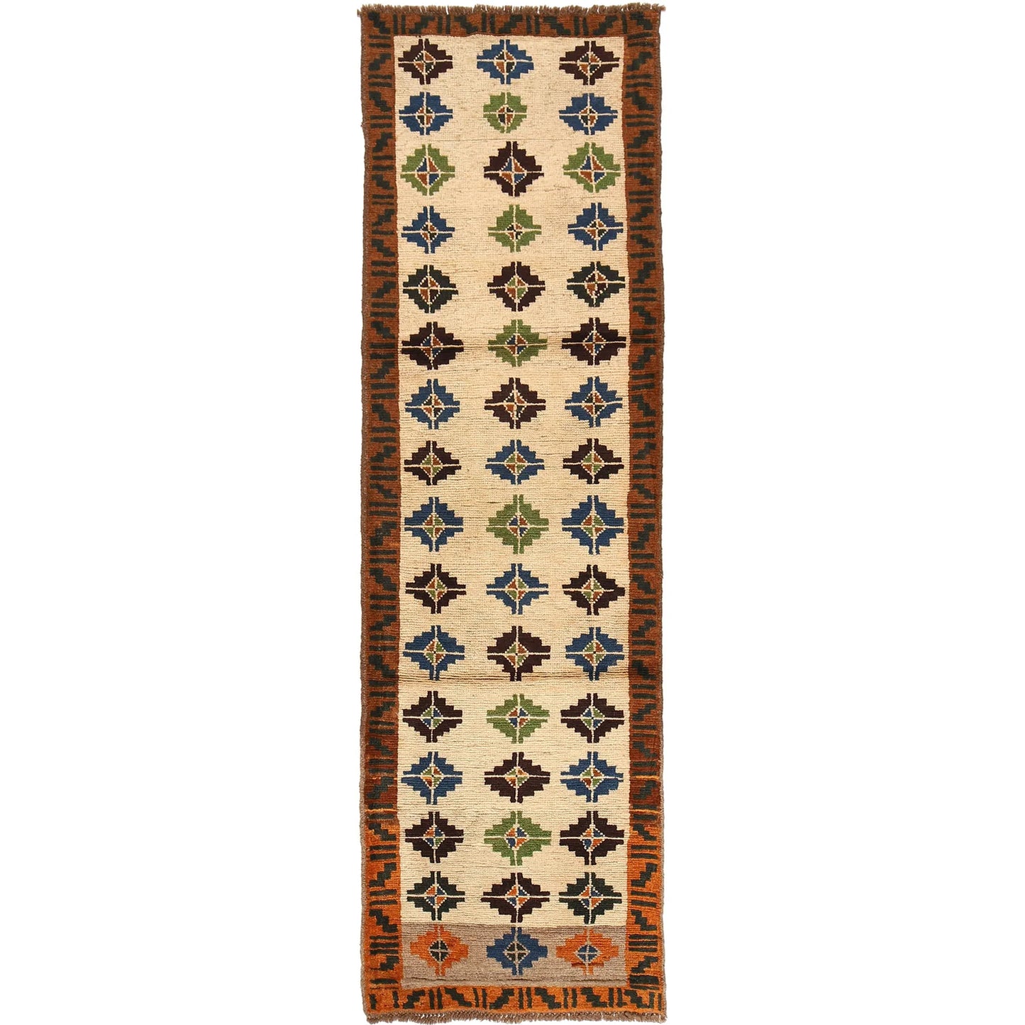 Hand Knotted Baluchi Runner 2' 5 x 9' 5 (ft) - No. B19302-290*77