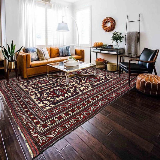 Handmade Flatweave Kilim 6' 11" x 9' 8" (ft) - No. 2952