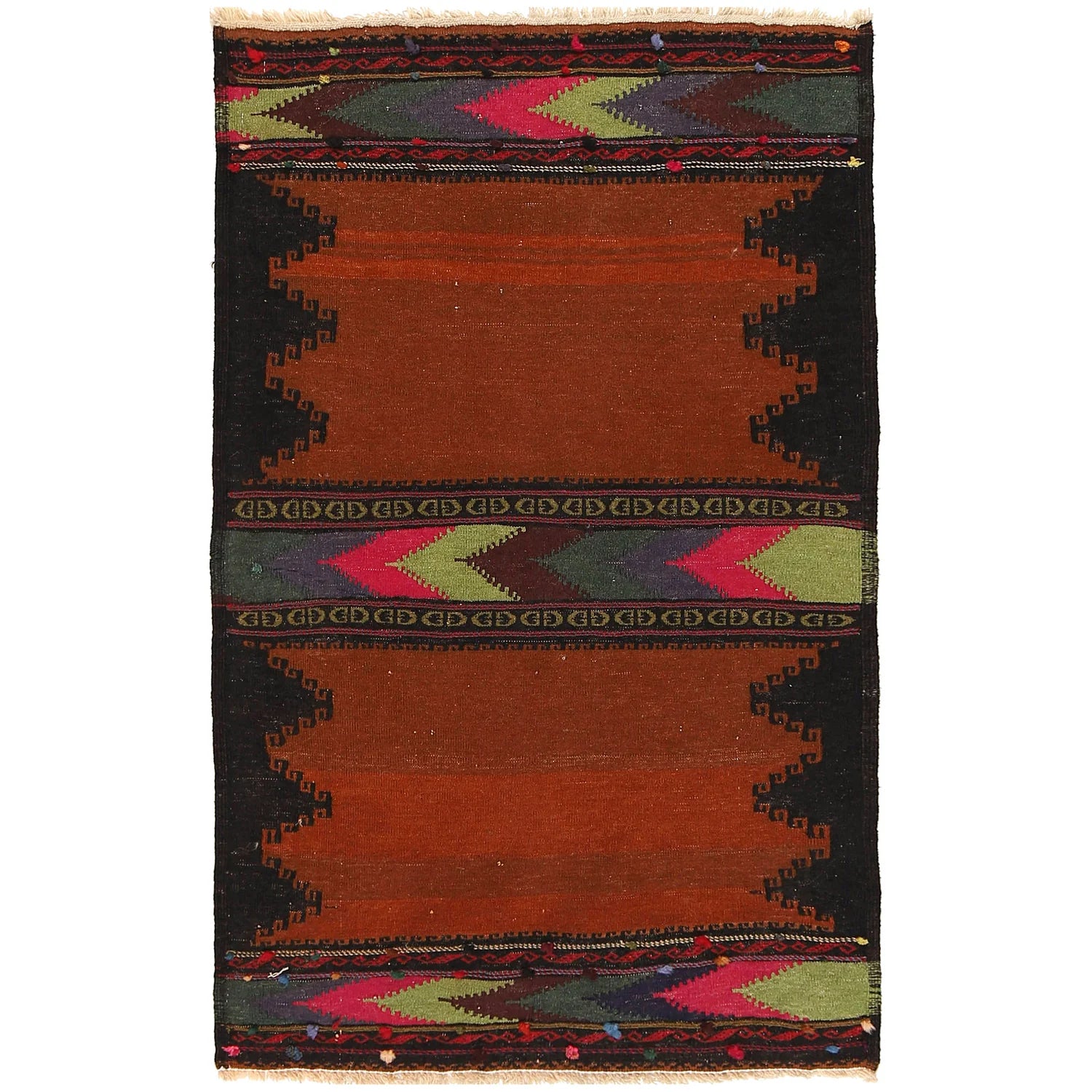 Handmade Table Sheet Kilim Runner 2' 11 x 4' 8 (ft) - No. B21060