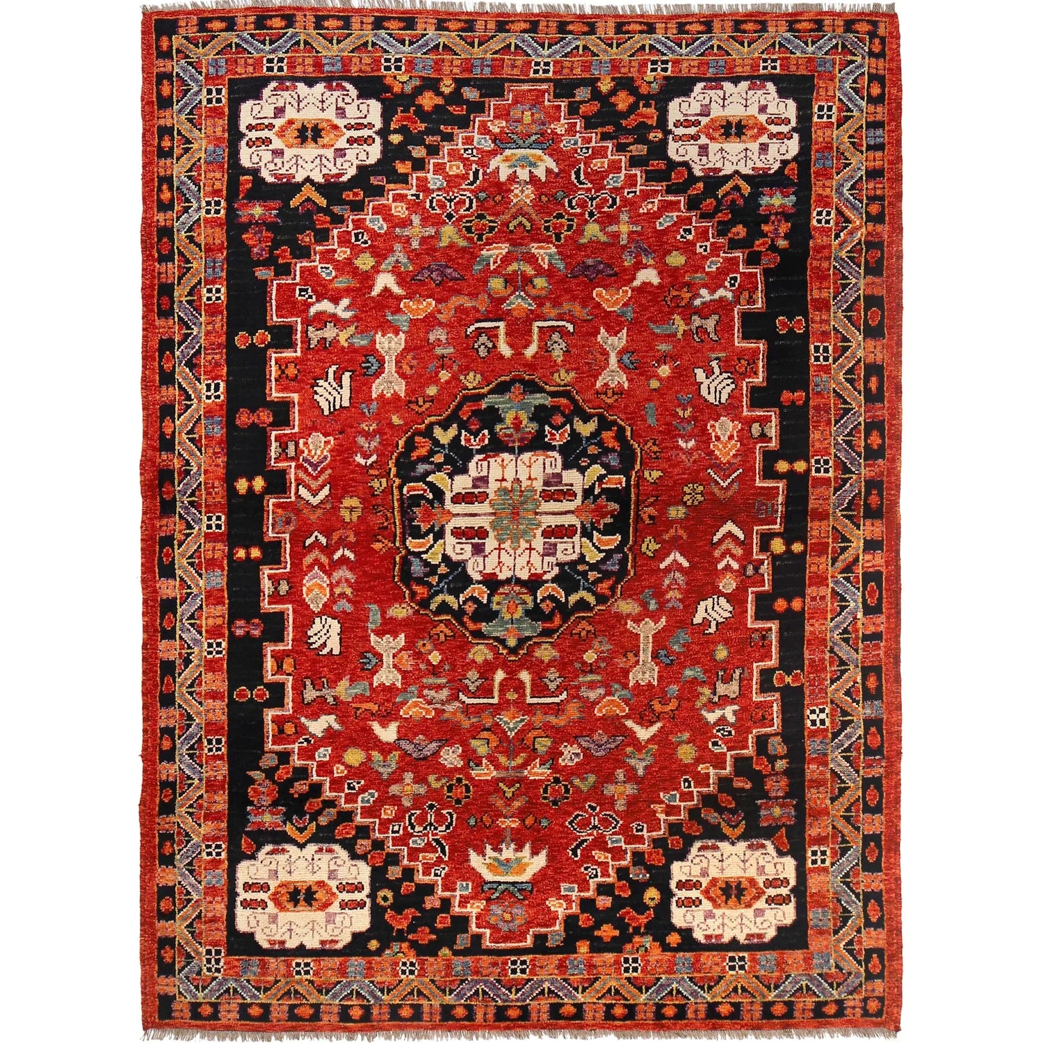 Handmade Sherazi Rug 5' 8" x 8' 0" (ft) - No .B29776