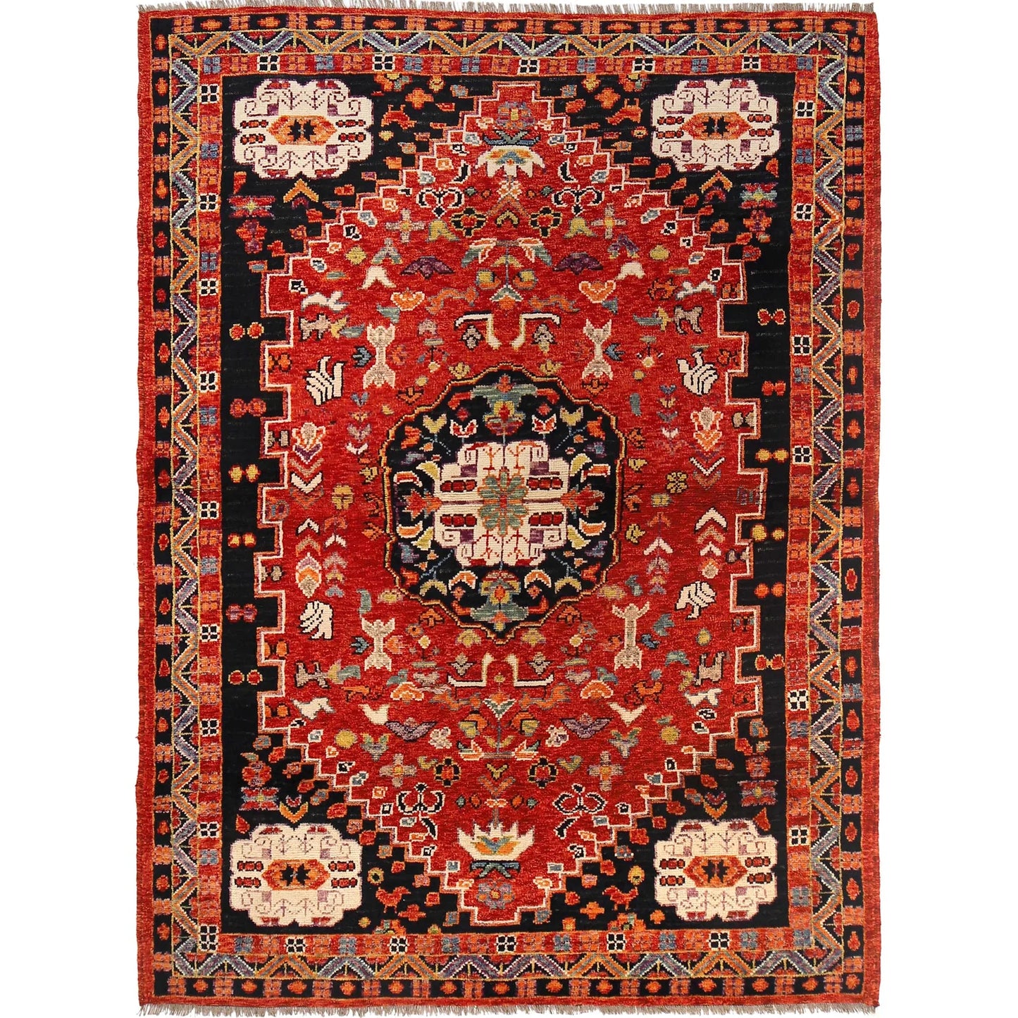 Handmade Sherazi Rug 5' 8" x 8' 0" (ft) - No .B29776
