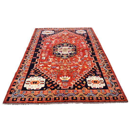 Handmade Sherazi Rug 5' 8" x 8' 0" (ft) - No .B29776