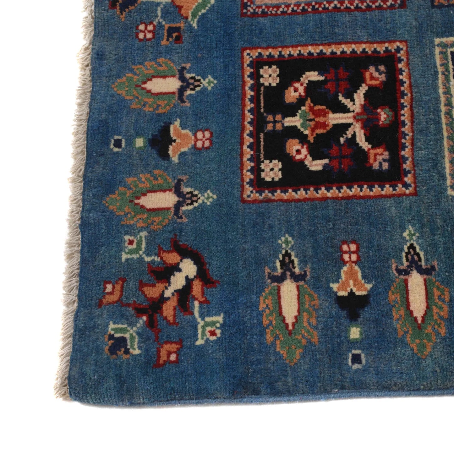 Blue Kazak Rug 4' 0 x 5' 6 (ft) - No. G22647