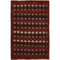 Hand Knotted Baluchi Rug 2' 10" x 4' 5" ft / 87 x 135 cm - No. G29090