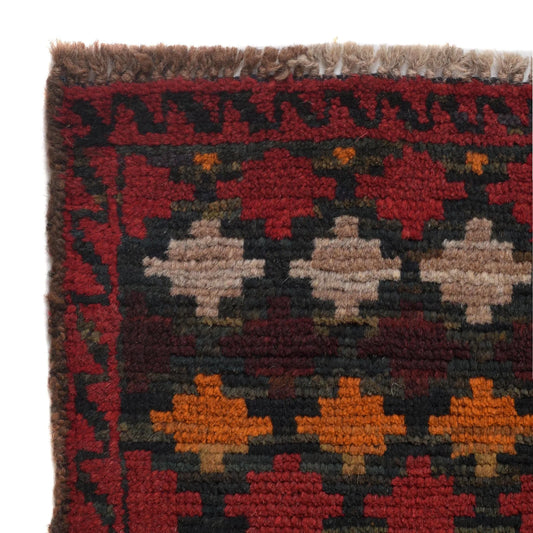 Hand Knotted Baluchi Rug 2' 10" x 4' 5" ft / 87 x 135 cm - No. G29090
