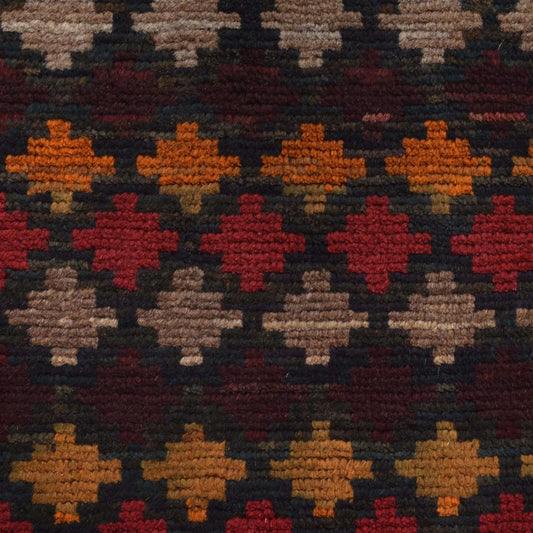 Hand Knotted Baluchi Rug 2' 10" x 4' 5" ft / 87 x 135 cm - No. G29090