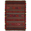 Handmade Flatweave Kilim 4' 8" x 7' 1" ft / 141 x 216 cm - No. B19314