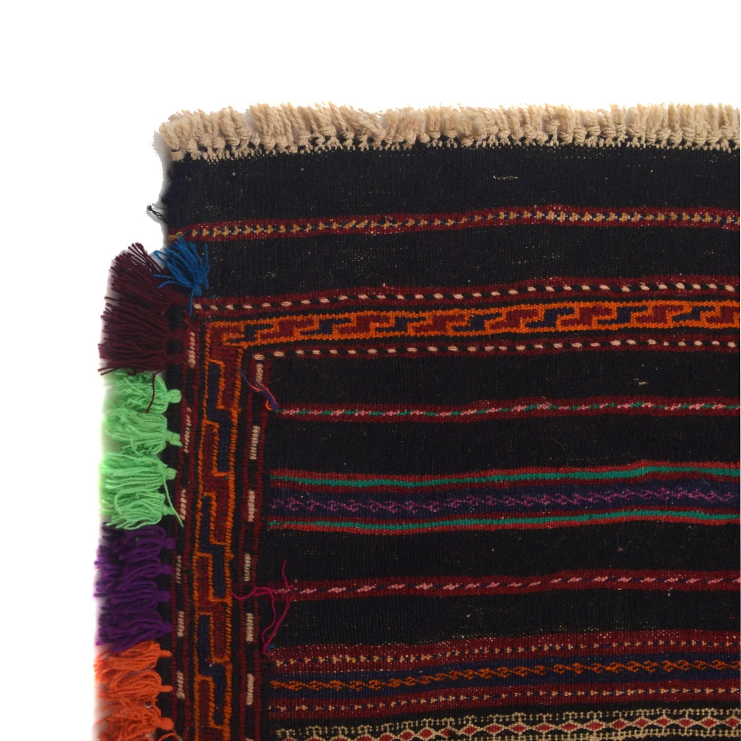 Handmade Flatweave Kilim 4' 8" x 7' 1" ft / 141 x 216 cm - No. B19314