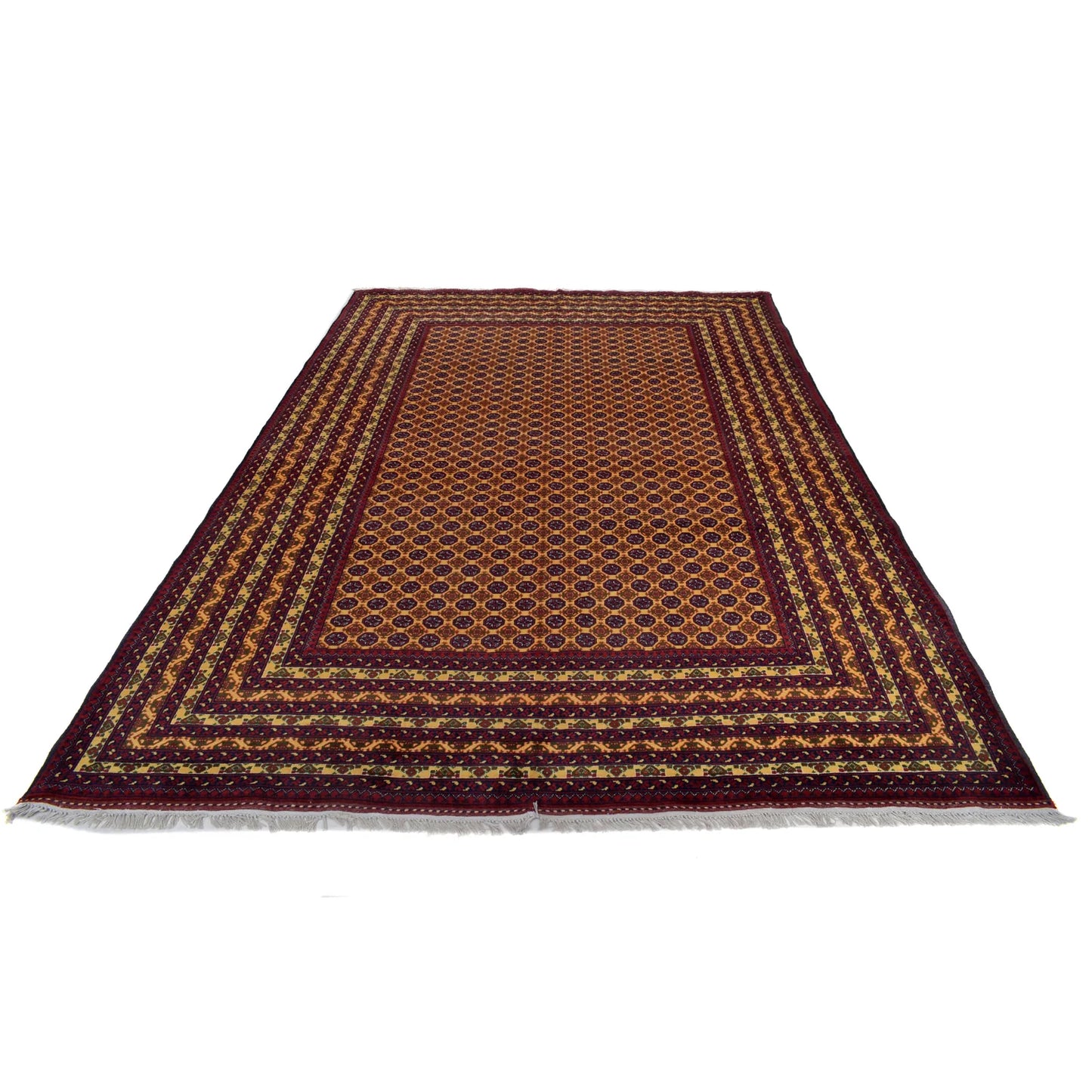 Hand Knotted Khoja Roshnai Carpet 6' 4" x 9' 7" ft / 192 x 291 cm - No. 9044