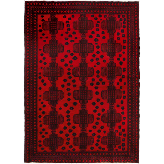 Hand Knotted Baluchi Rug 6' 10" x 9' 4" (ft) - No. 3939