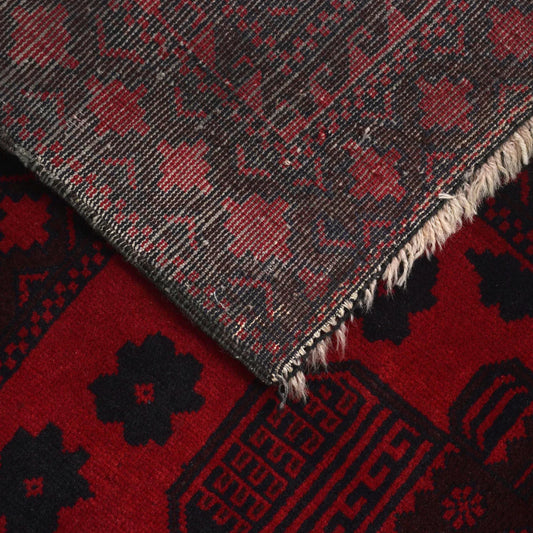 Hand Knotted Baluchi Rug 6' 10" x 9' 4" (ft) - No. 3939