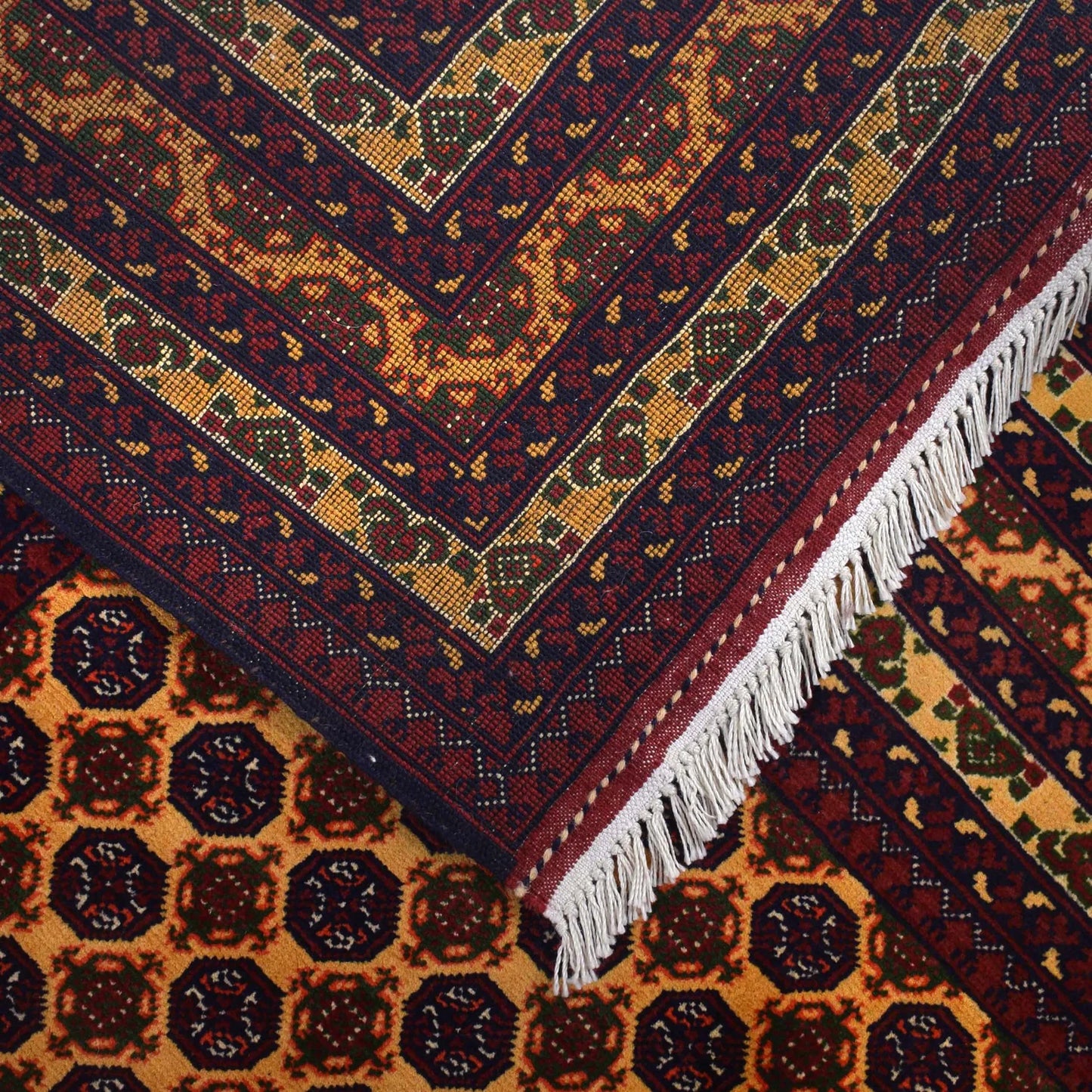 Hand Knotted Khoja Roshnai Carpet 6' 4" x 9' 7" ft / 192 x 291 cm - No. 9044