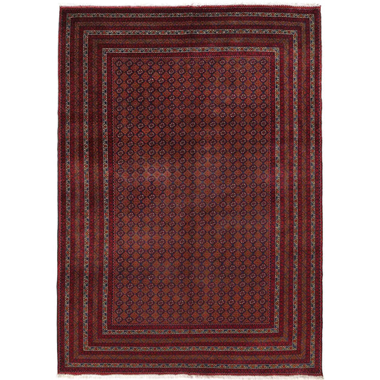 Oriental Handmade Khoja Roshnai Rug 6' 4" x 9' 5" ft / 192 x 288 cm - No. 9046
