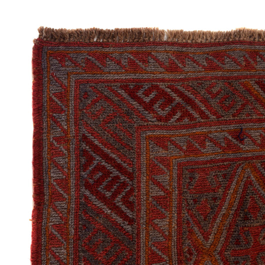 Handmade Mushwani Carpet 4' 11" x 6' 6" ft / 151 x 197 cm - No. G19683
