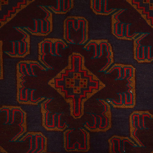 Tribal Baloch Rug 5' 11" x 9' 7" (ft) - No. 9001