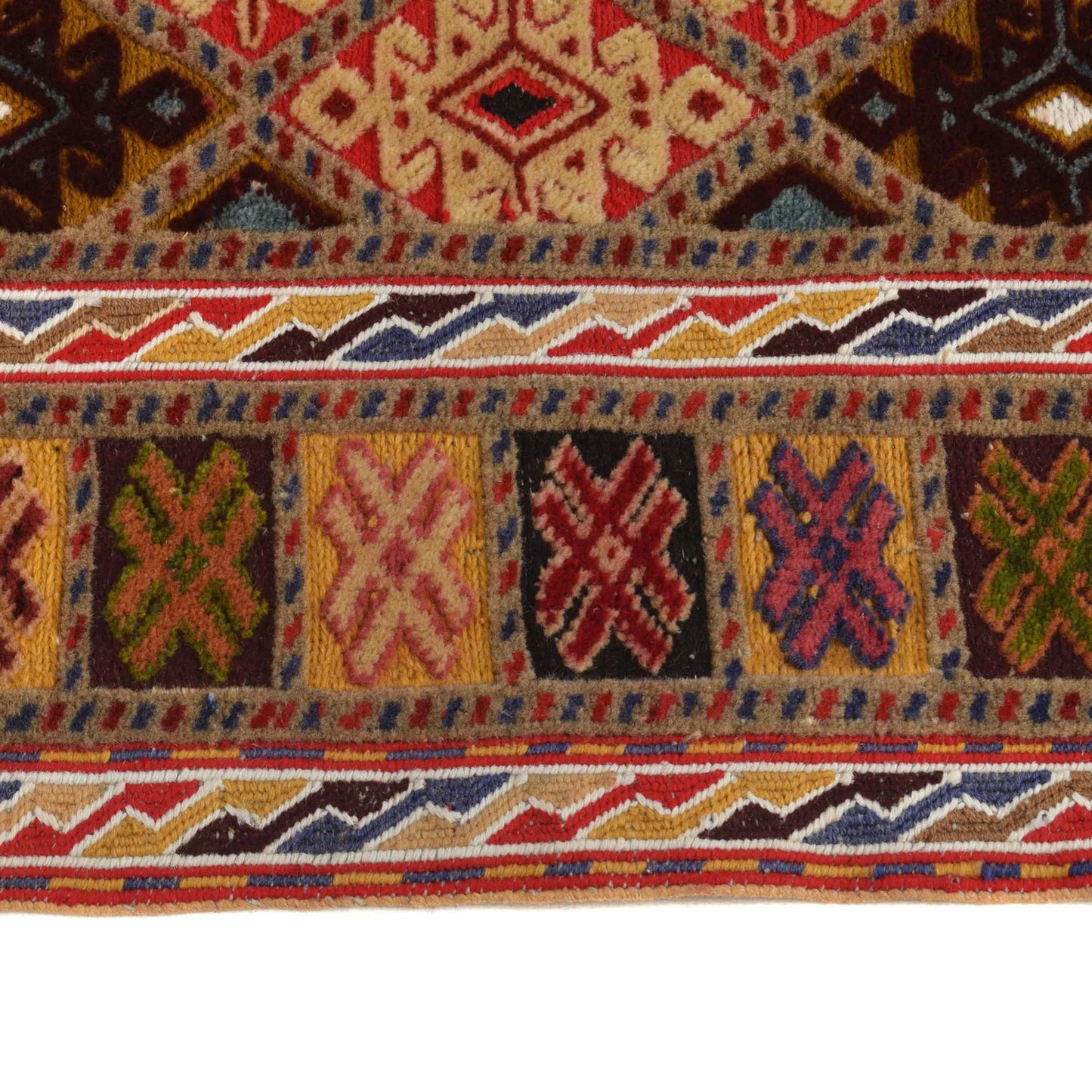 Handmade Nakhunak Kilim Rug 2' 8" x 3' 8" ft / 81 x 112 cm - No. B21525