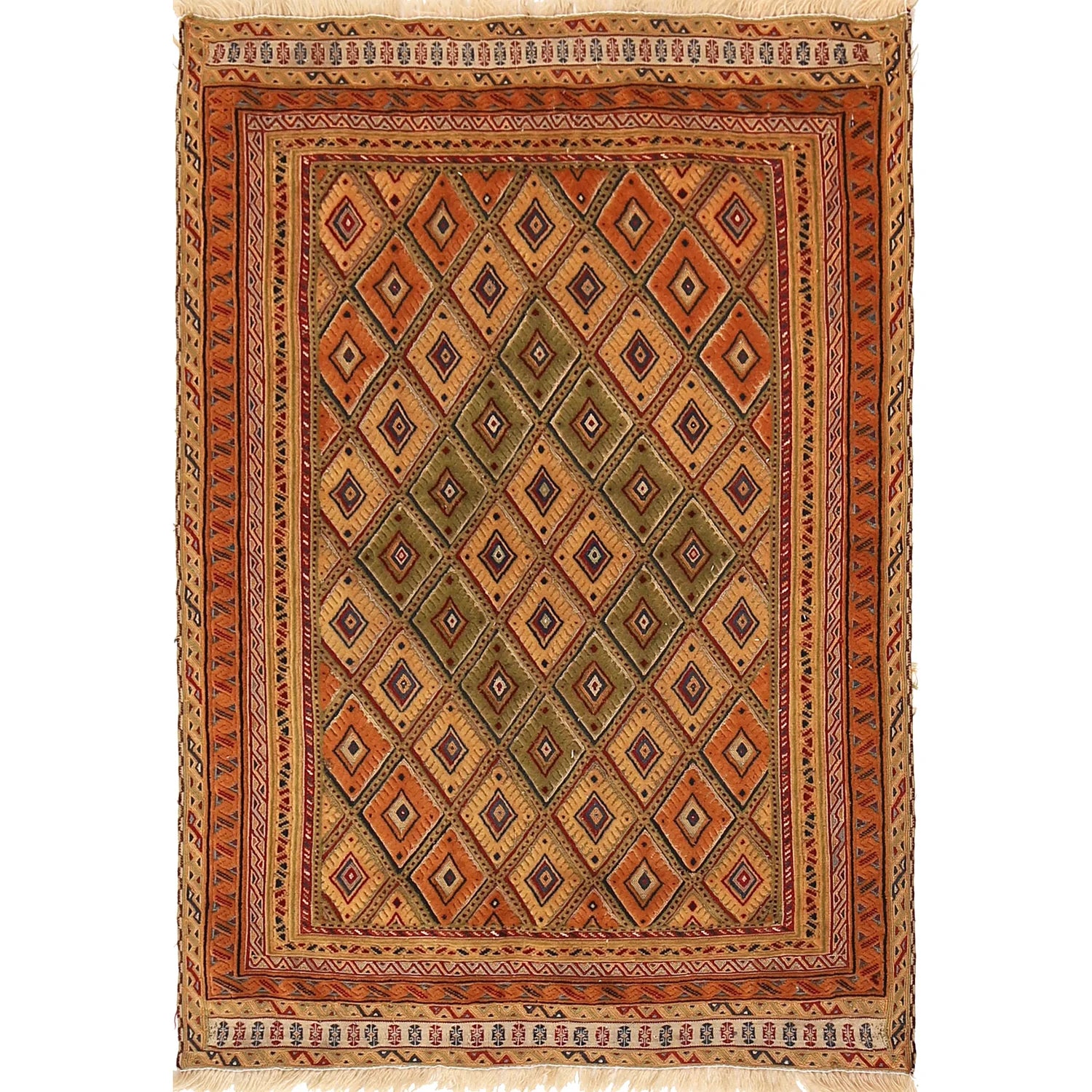 Handmade Nakhunak Kilim Rug 2' 7" x 3' 7" ft / 80 x 110 cm - No. B21526