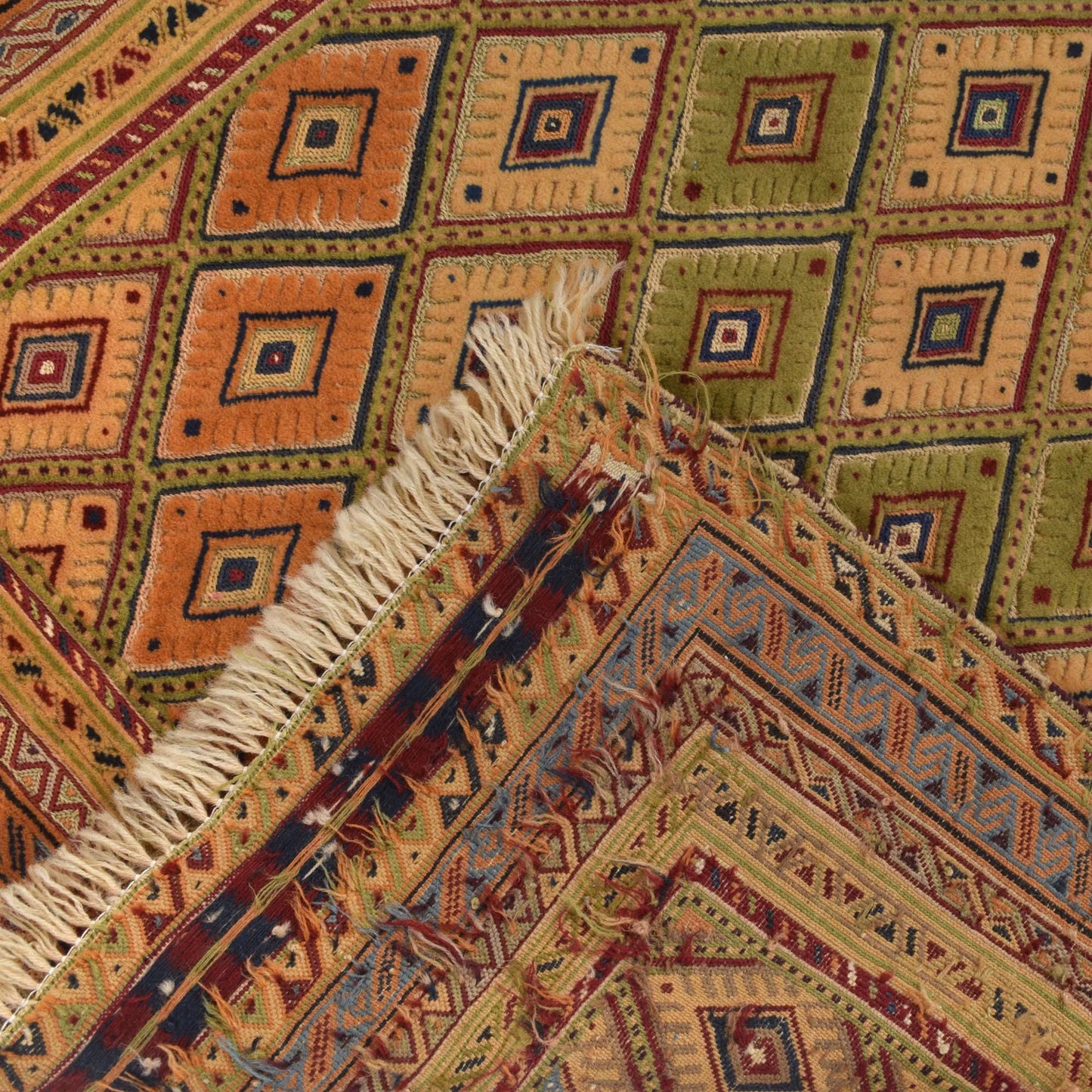 Handmade Nakhunak Kilim Rug 2' 7" x 3' 7" ft / 80 x 110 cm - No. B21526