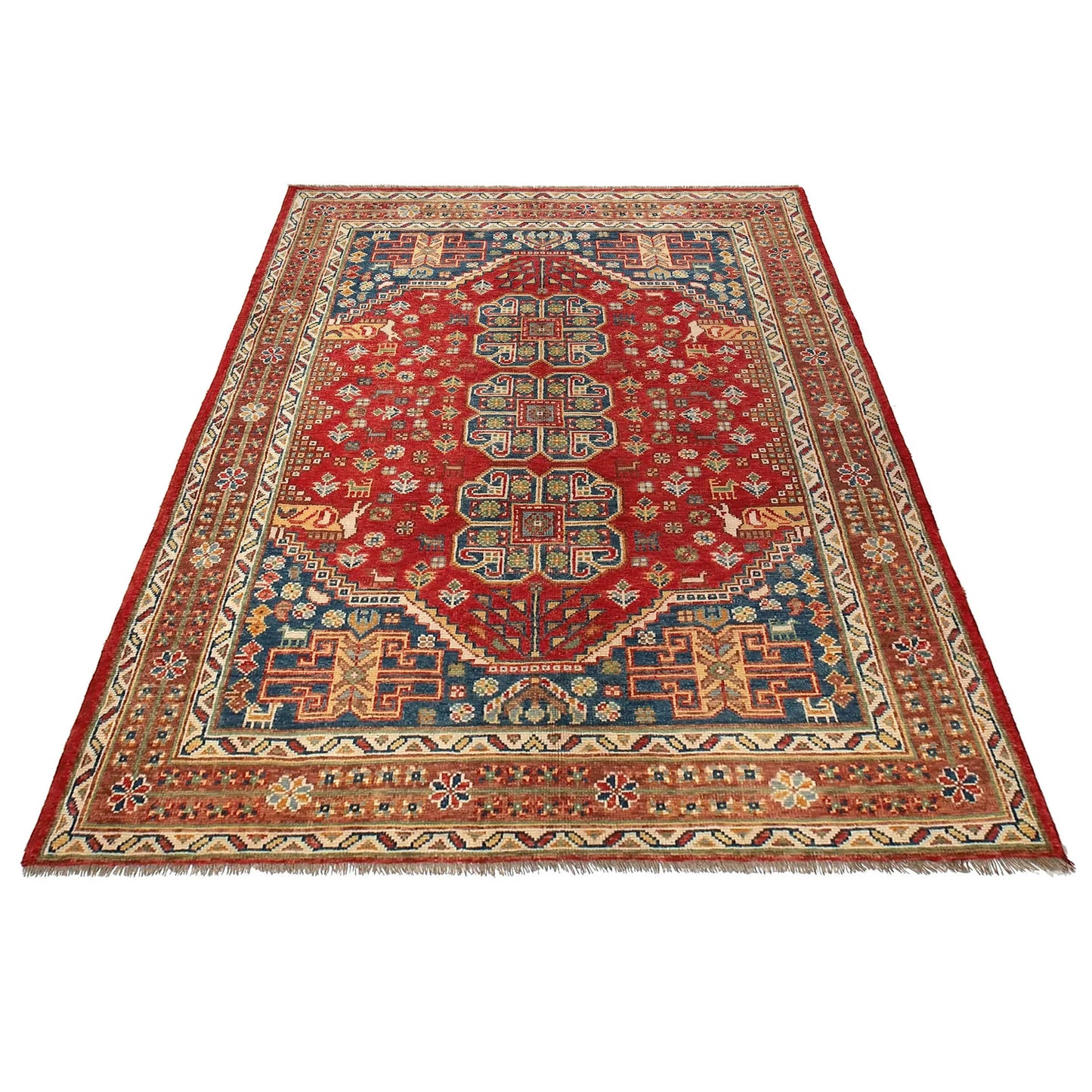 Persian Shirazi Design Carpet 5' 7" x 7' 7" ft / 170 x 232 cm - No. G27079